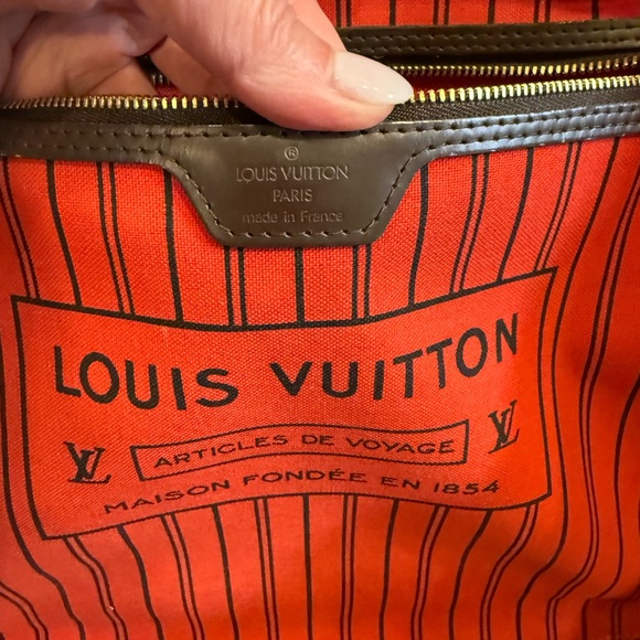 🔥 Louis Vuitton Neverfull GM Damien Ebene Canvas - Picture 13 of 16